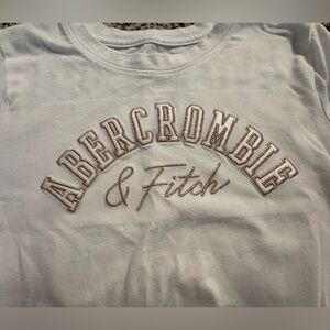 Abercrombie Kids Classic Long Sleeve White Tee